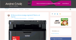 Desktop Screenshot of andreicrivat.ro